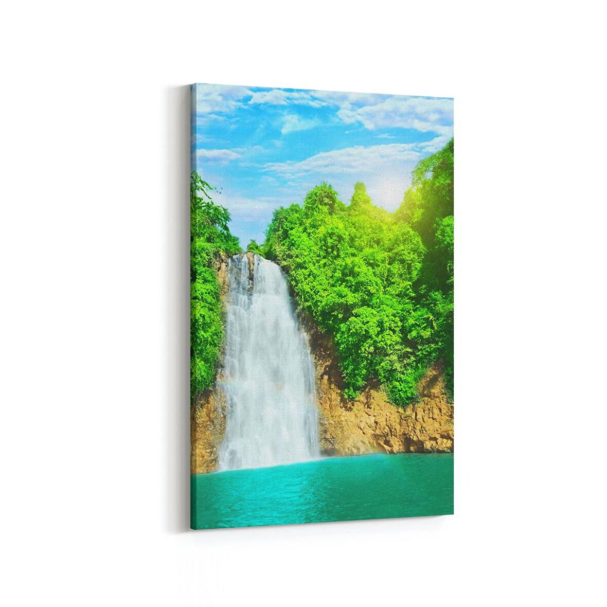 Olla 13910D Doğa / Manzara Görseli Dikey Kanvas Tablo (Ölçü: 100X150)