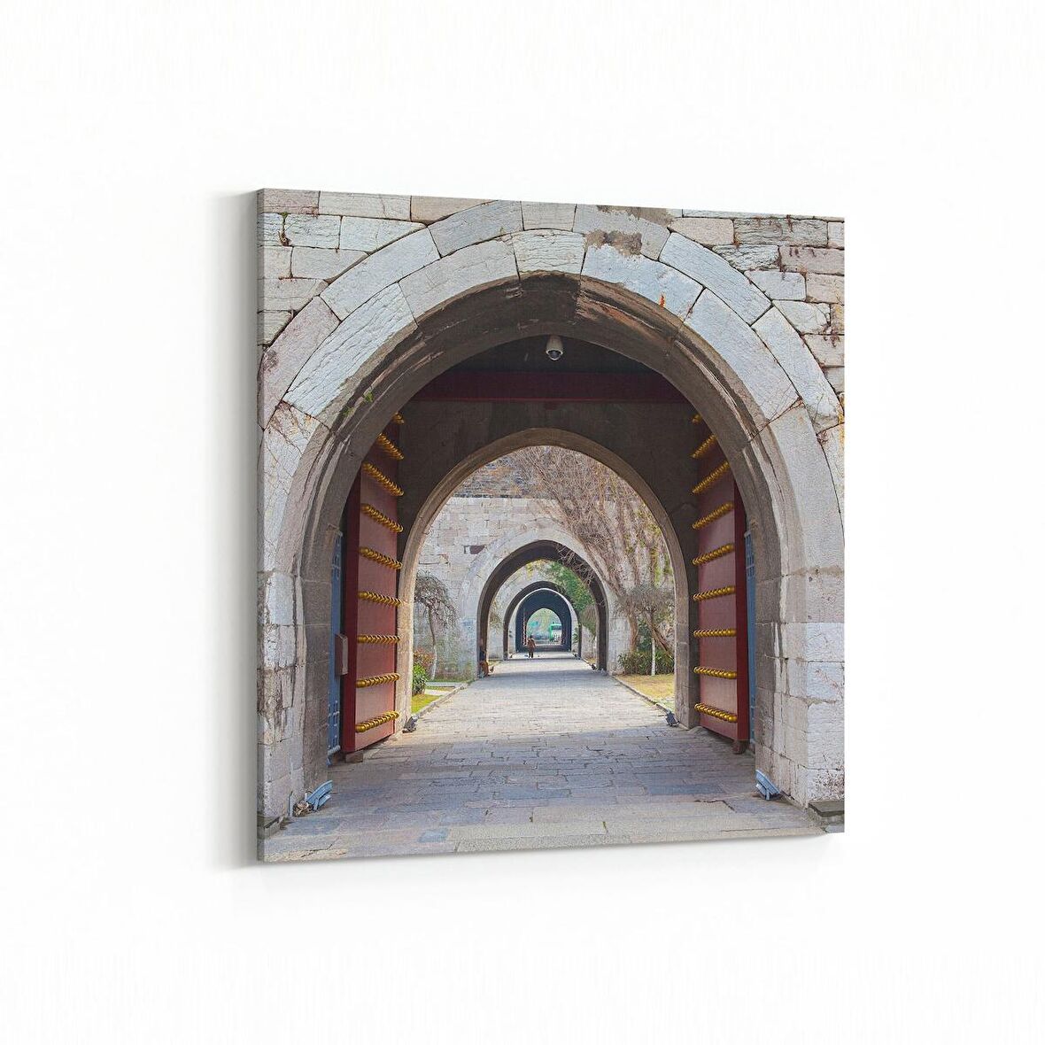 Olla 18512K4 Yapı Görseli Kare 4'lü Kanvas Tablo (Ölçü: 145X145)