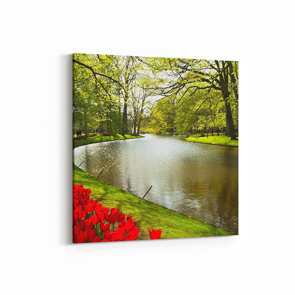 Olla 13806K Doğa / Manzara Görseli Kare Kanvas Tablo (Ölçü: 25X25)