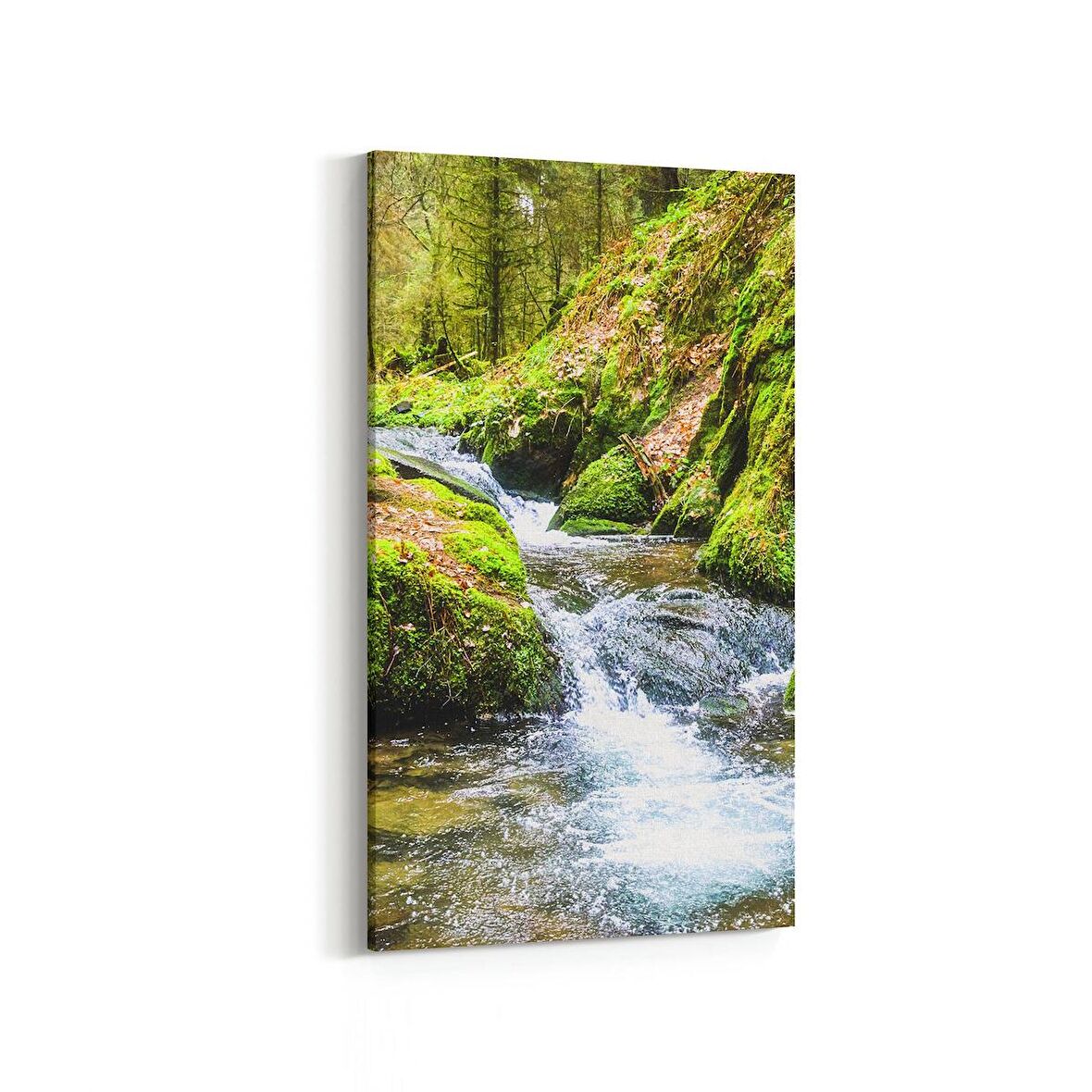 Olla 14314DD Doğa / Manzara Görseli Dikey Dar Kanvas Tablo (Ölçü: 30X60)