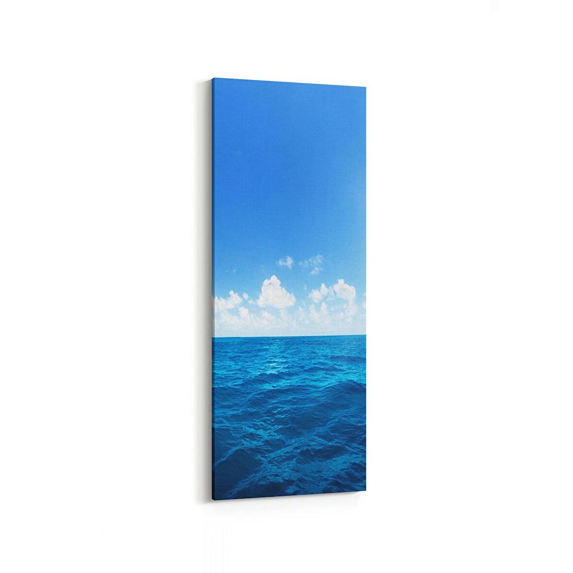 Olla 16382DI Kumsal / Sahil Görseli Dikey İnce Kanvas Tablo (Ölçü: 40X120)