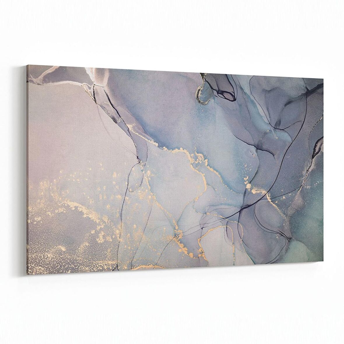 Olla 16688Y Mermer Desen Görsel Yatay Kanvas Tablo (Ölçü: 45X30)