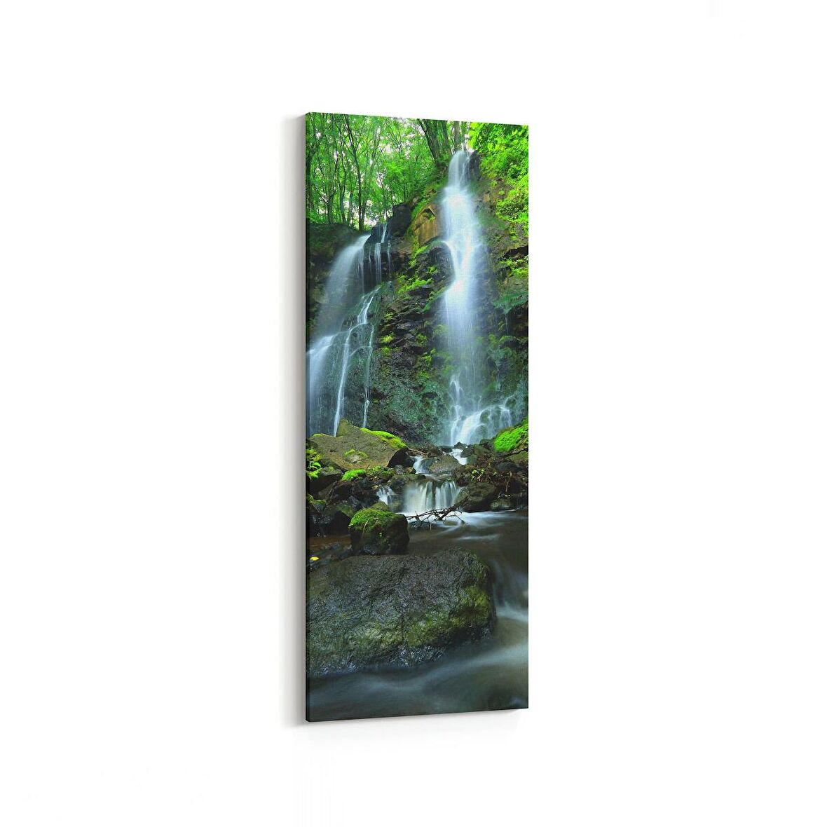Olla 14385DI Doğa / Manzara Görseli Dikey İnce Kanvas Tablo (Ölçü: 40X120)