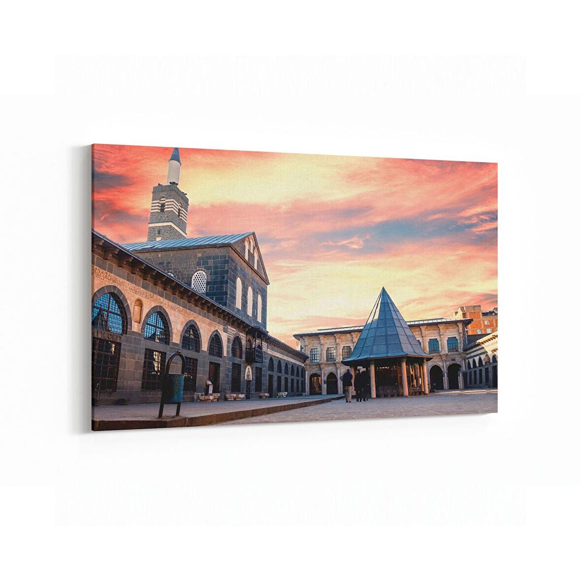 Olla 17898Y Yapı Görseli Yatay Kanvas Tablo (Ölçü: 120X80)