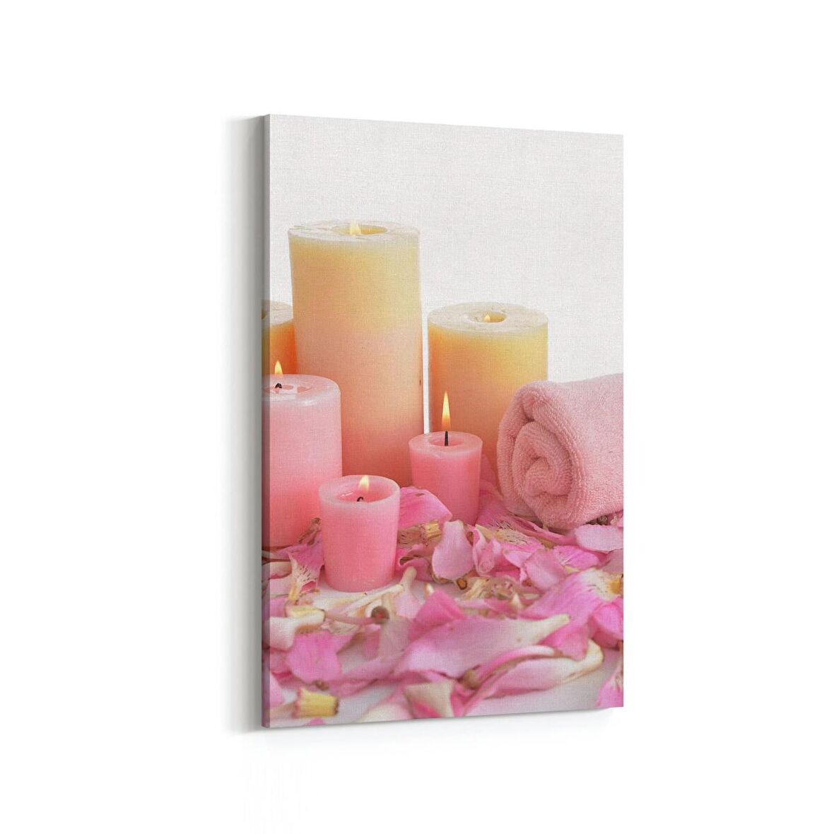 Olla 17107D Spa / Masaj Görseli Dikey Kanvas Tablo (Ölçü: 60X90)