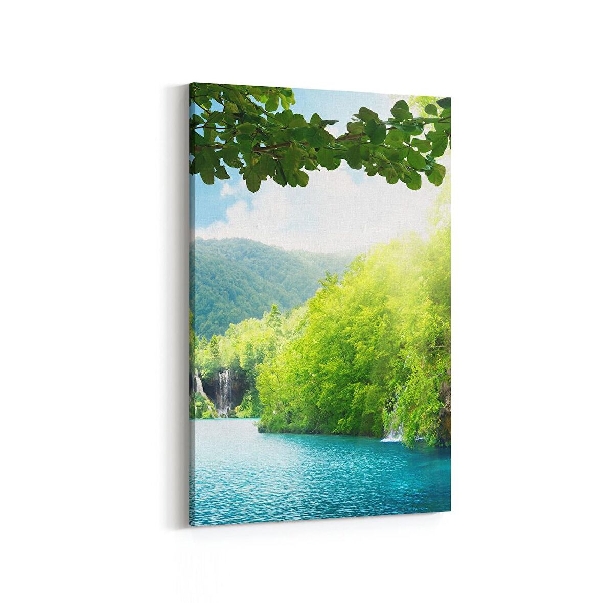 Olla 14567D Doğa / Manzara Görseli Dikey Kanvas Tablo (Ölçü: 70X105)