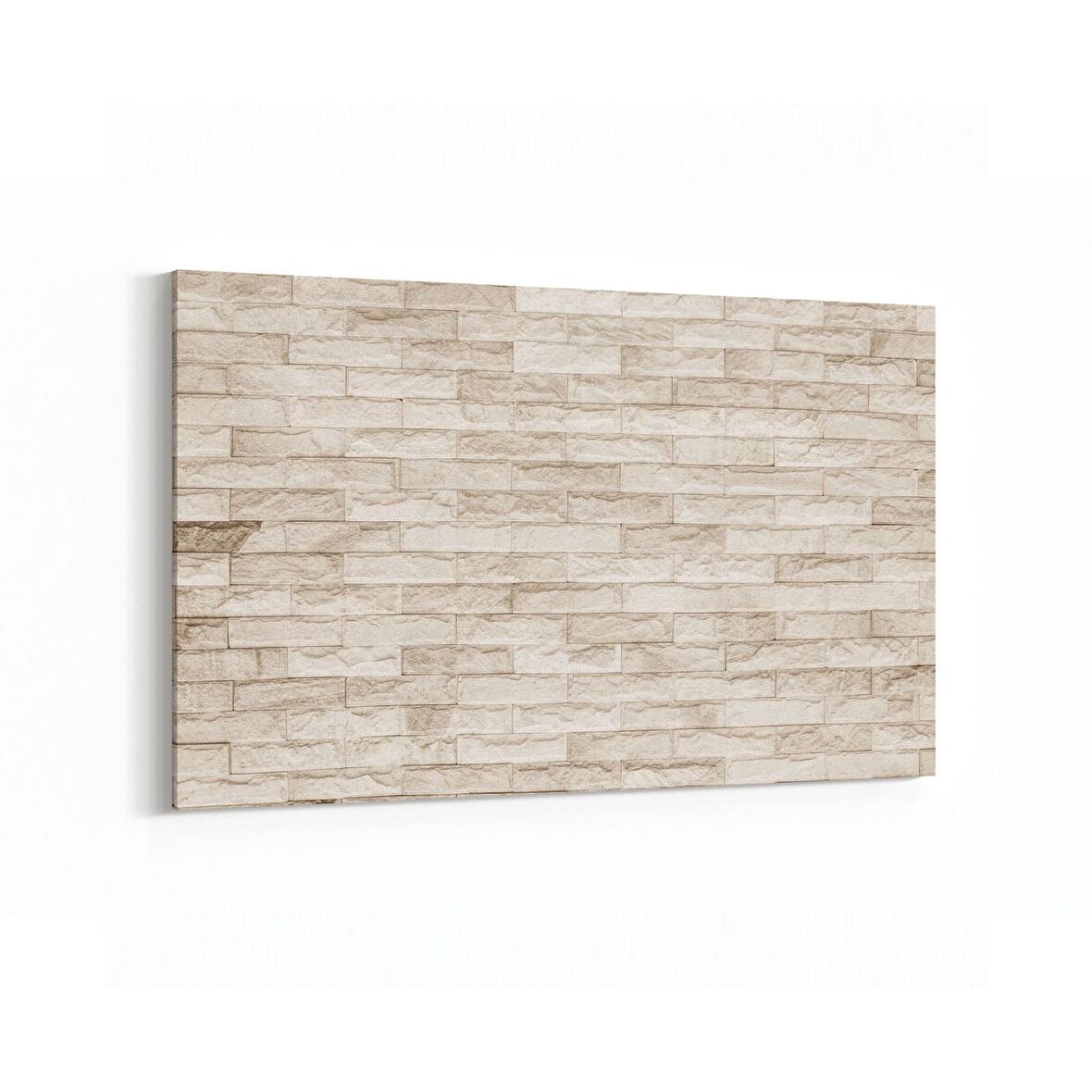 Olla 17419Y Taş / Tuğla Görseli Yatay Kanvas Tablo (Ölçü: 90X60)
