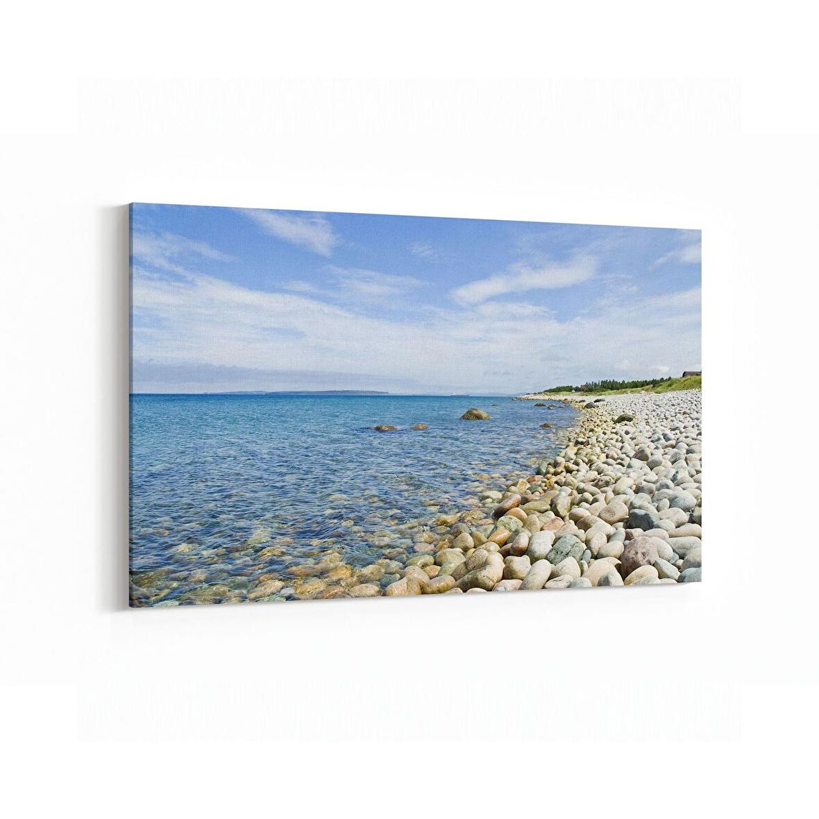 Olla 16550Y Kumsal / Sahil Görseli Yatay Kanvas Tablo (Ölçü: 45X30)