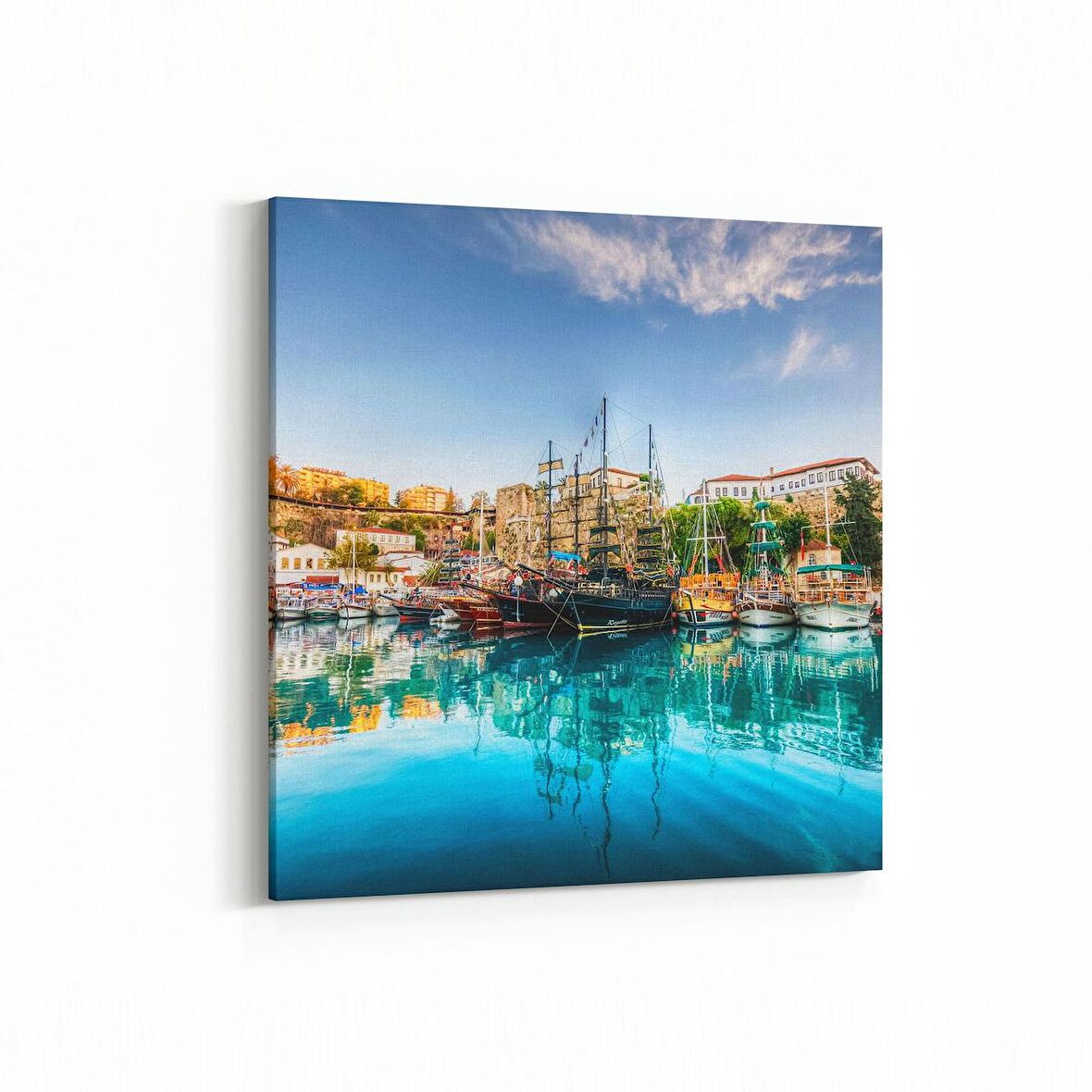 Olla 13212K Doğa / Manzara Görseli Kare Kanvas Tablo (Ölçü: 80X80)