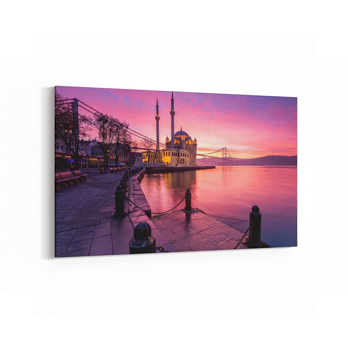 Olla 18575Y Yapı Görseli Yatay Kanvas Tablo (Ölçü: 70X50)