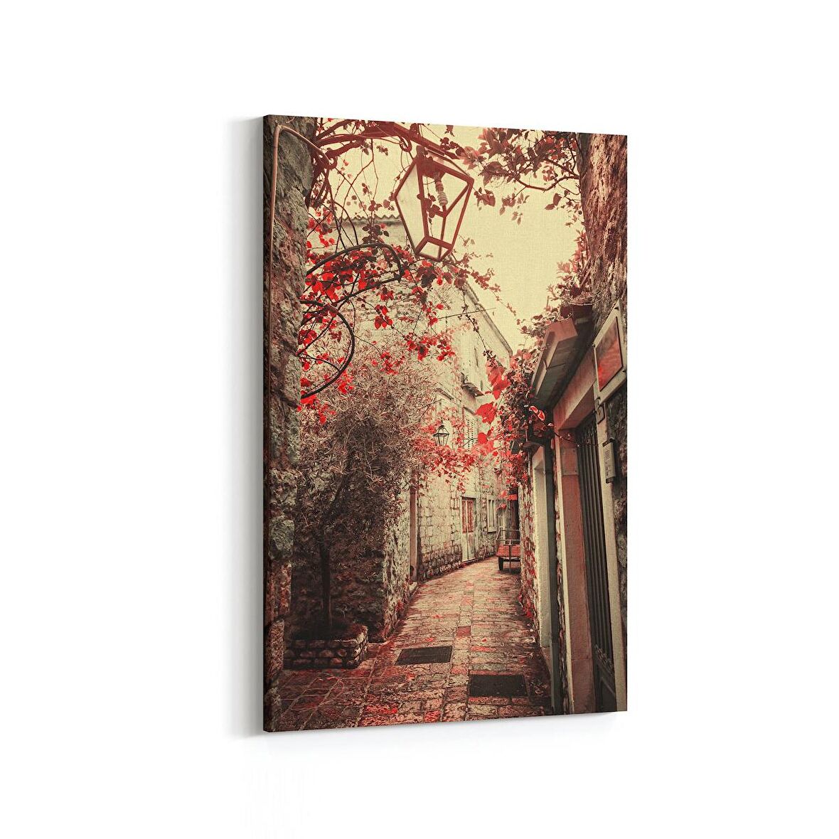 Olla 18325D Yapı Görseli Dikey Kanvas Tablo (Ölçü: 70X105)