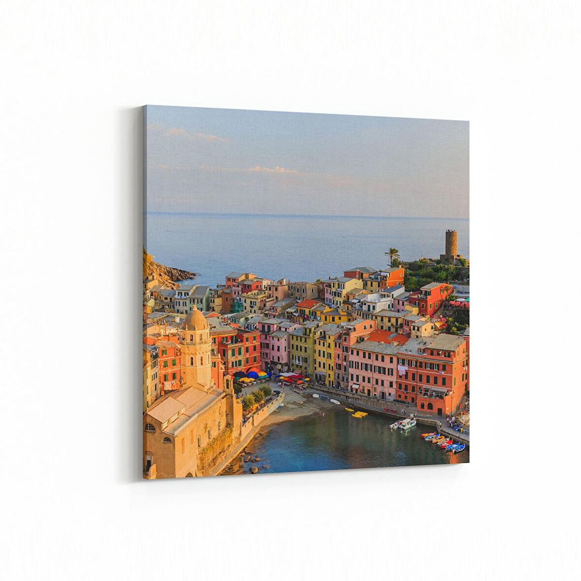 Olla 18346K Yapı Görseli Kare Kanvas Tablo (Ölçü: 60X60)