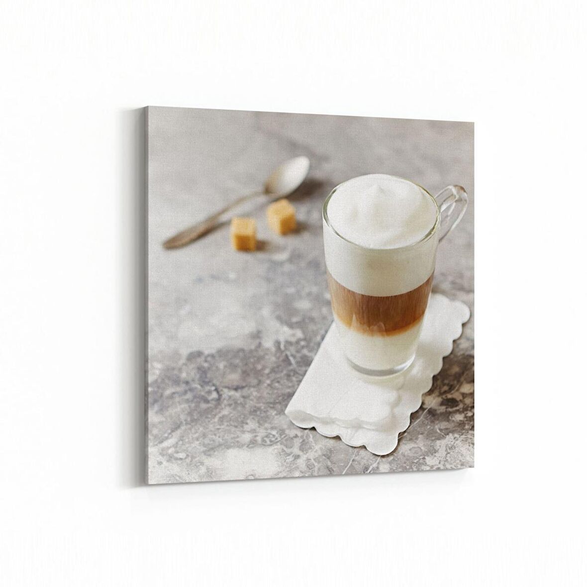 Olla 15263K Gıda Görseli Kare Kanvas Tablo (Ölçü: 30X30)