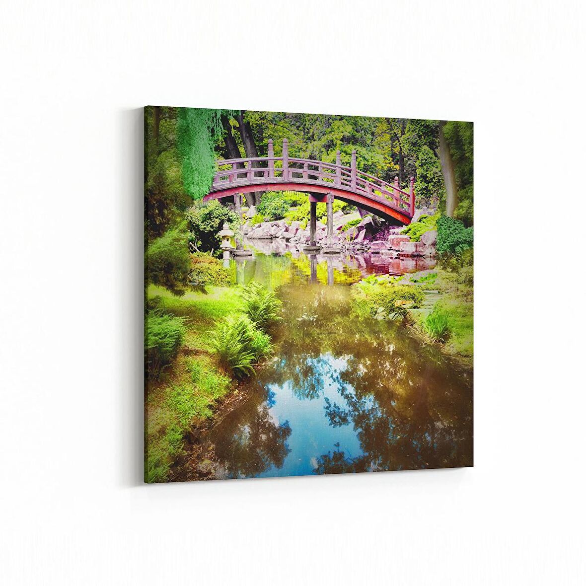 Olla 14294K Doğa / Manzara Görseli Kare Kanvas Tablo (Ölçü: 25X25)