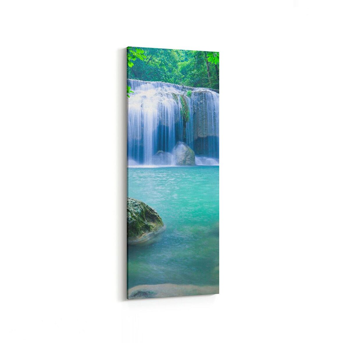 Olla 13237DI Doğa / Manzara Görseli Dikey İnce Kanvas Tablo (Ölçü: 40X120)