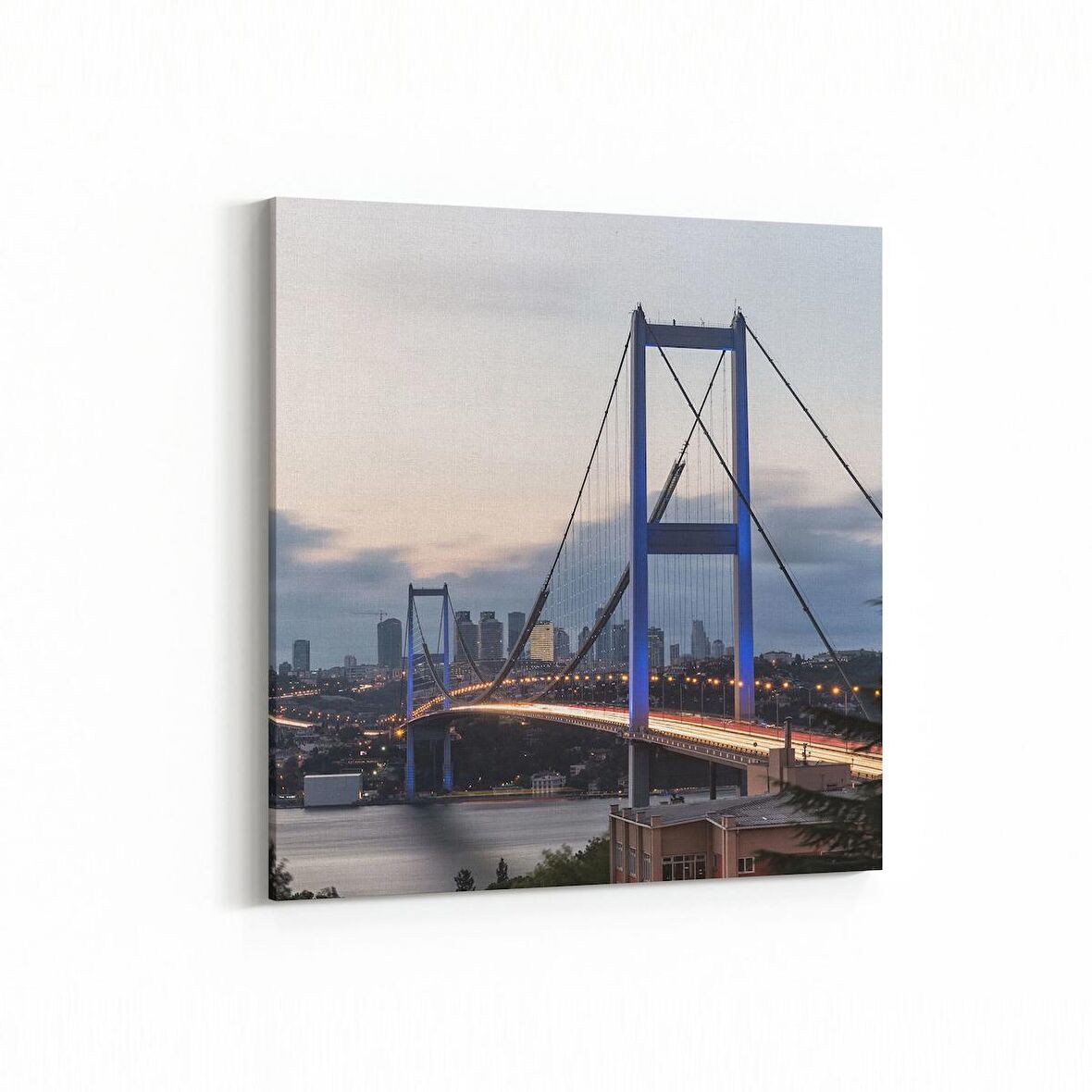 Olla 18316K4 Yapı Görseli Kare 4'lü Kanvas Tablo (Ölçü: 65X65)