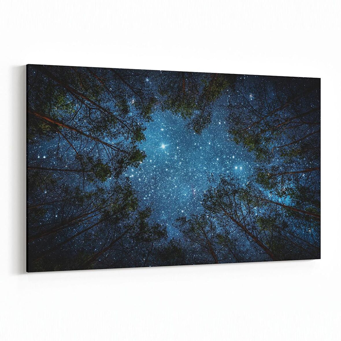 Olla 14806Y Gece Gökyüzü Görseli Yatay Kanvas Tablo (Ölçü: 150X100)