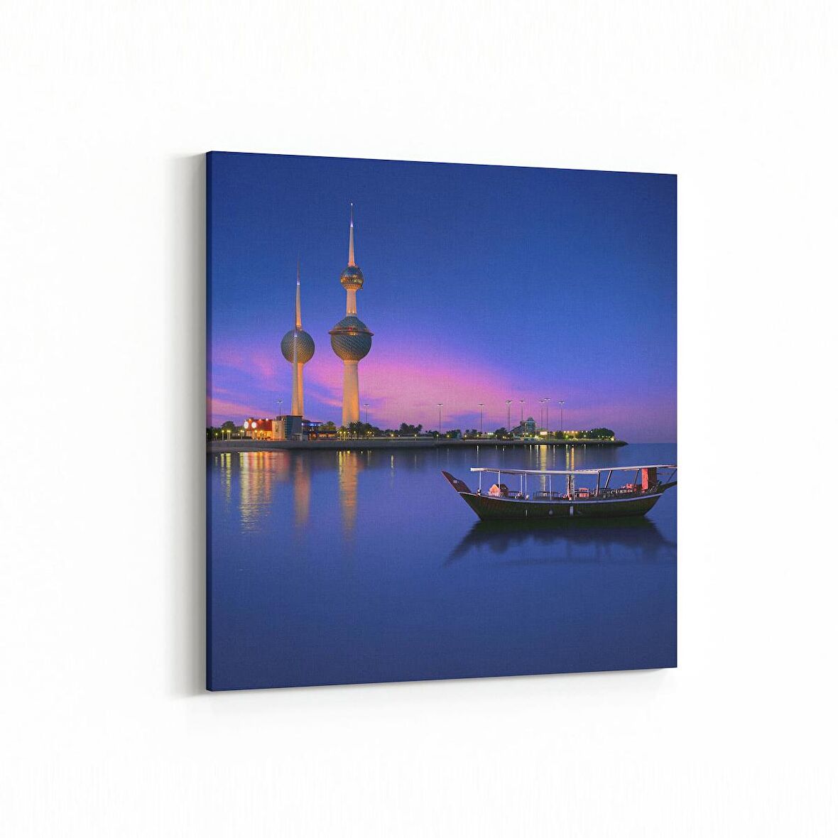 Olla 18558K4 Yapı Görseli Kare 4'lü Kanvas Tablo (Ölçü: 145X145)