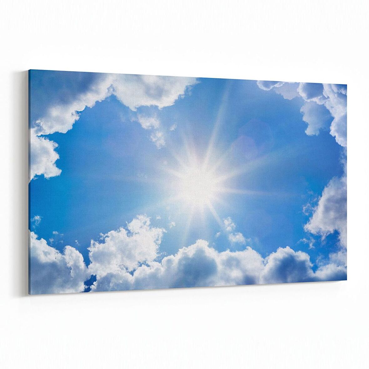 Olla 15541Y Gökyüzü Bulut Görseli  Yatay Kanvas Tablo (Ölçü: 70X50)