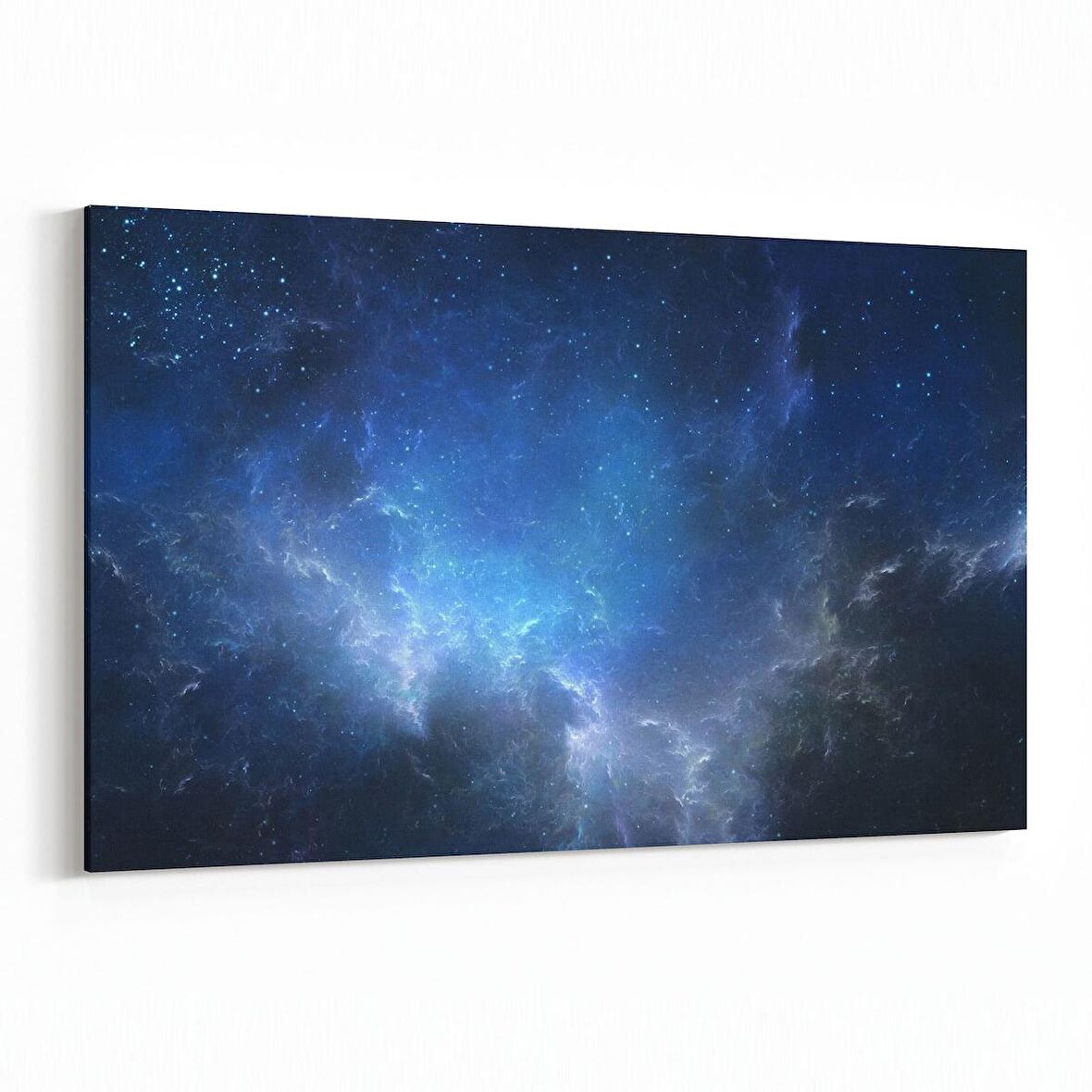 Olla 14643Y Gece Gökyüzü Görseli Yatay Kanvas Tablo (Ölçü: 90X60)