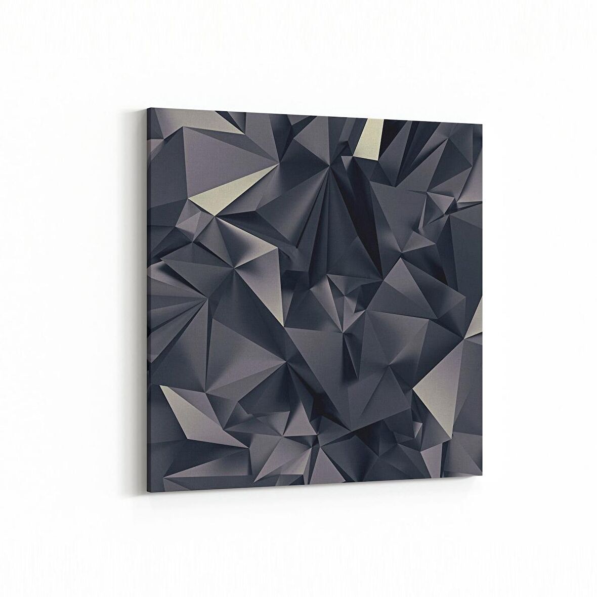 Olla 10073K Abstract Görsel Kare Kanvas Tablo (Ölçü: 25X25)