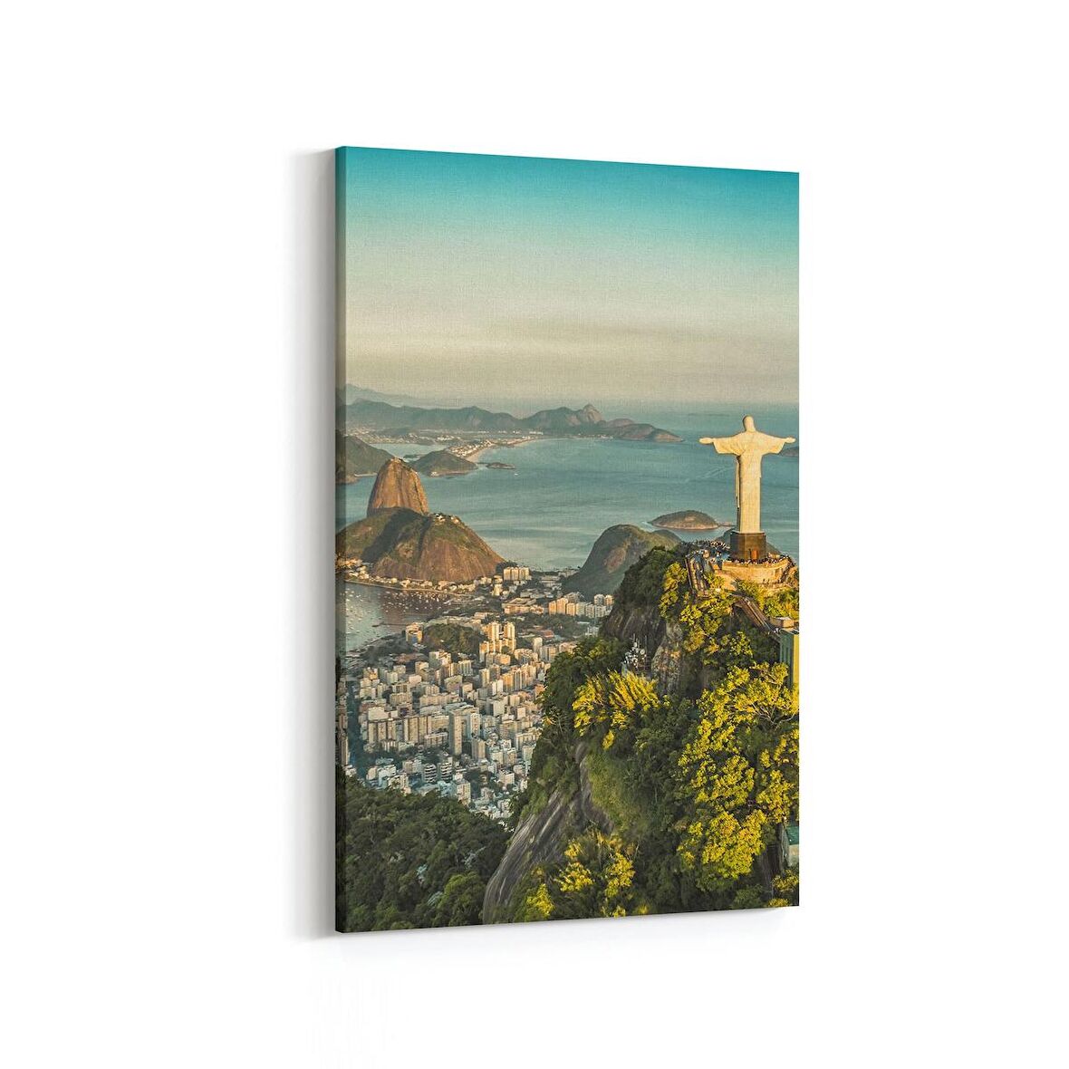 Olla 18595D Yapı Görseli Dikey Kanvas Tablo (Ölçü: 60X90)