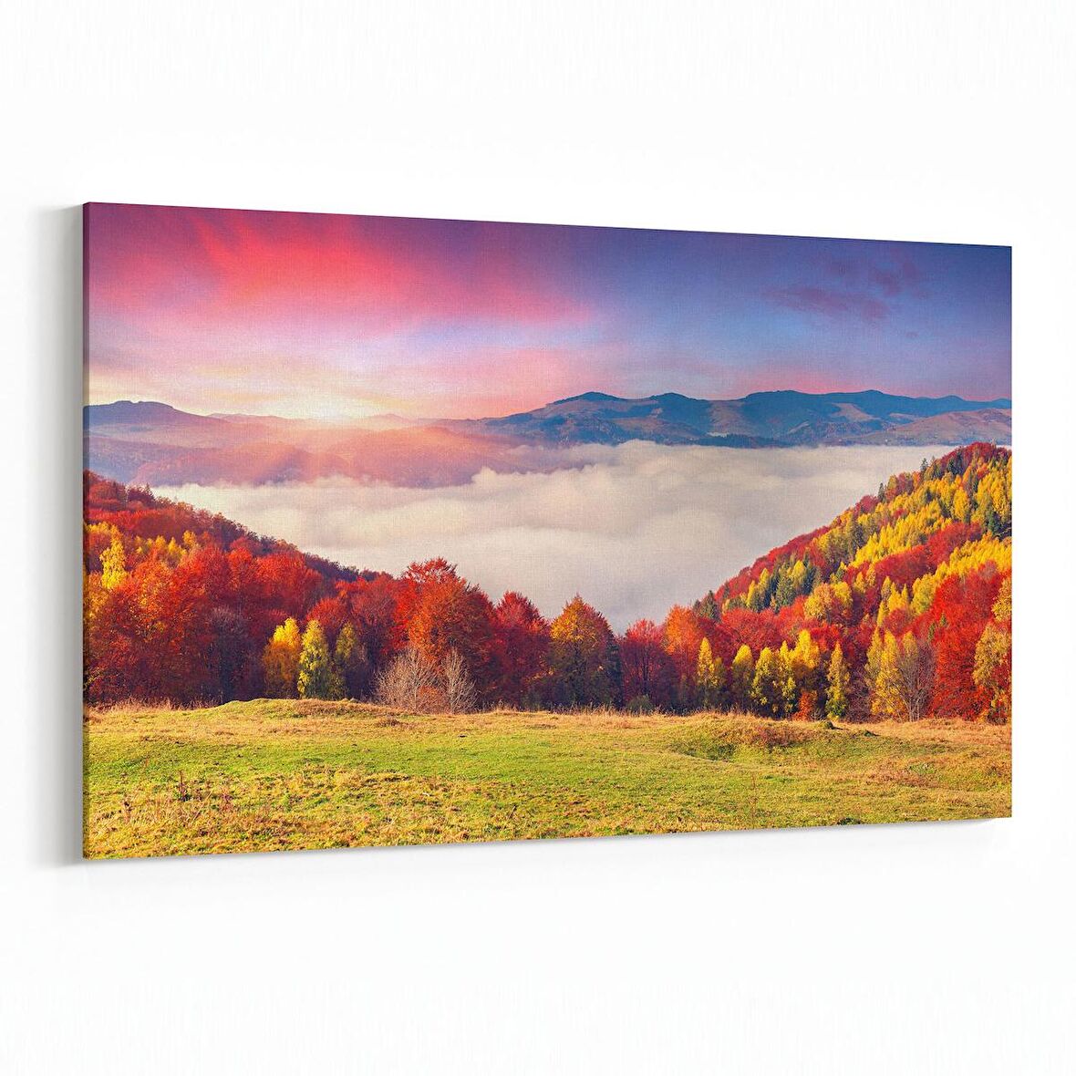 Olla 13761Y Doğa / Manzara Görseli Yatay Kanvas Tablo (Ölçü: 45X30)