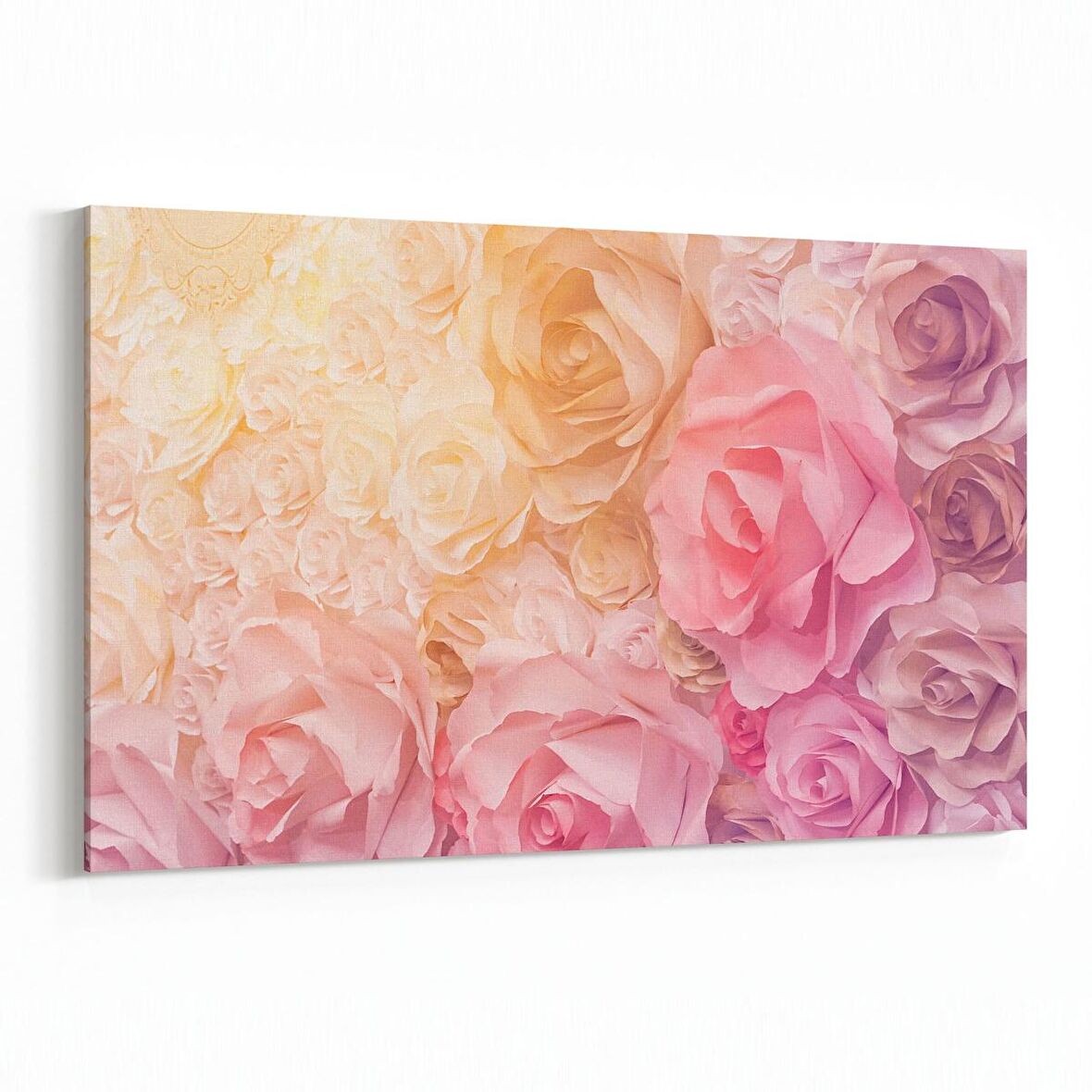 Olla 11550Y Çiçek Görseli Yatay Kanvas Tablo (Ölçü: 45X30)