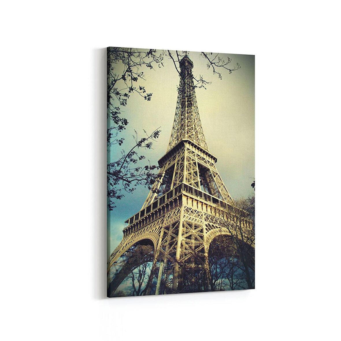 Olla 18935D Yapı Görseli Dikey Kanvas Tablo (Ölçü: 100X150)