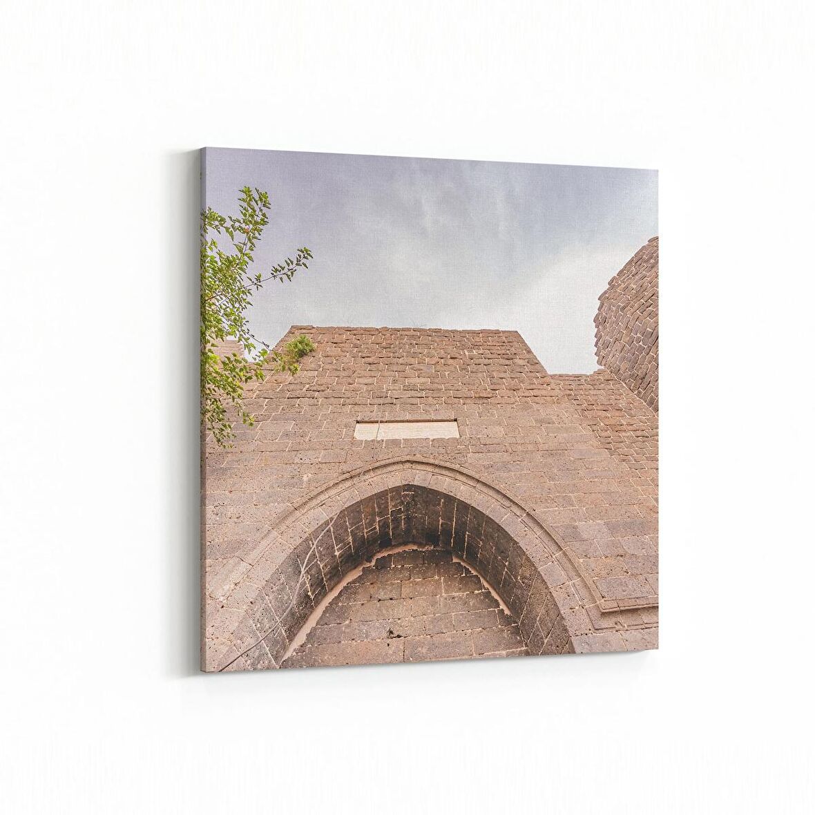 Olla 17980K Yapı Görseli Kare Kanvas Tablo (Ölçü: 40X40)