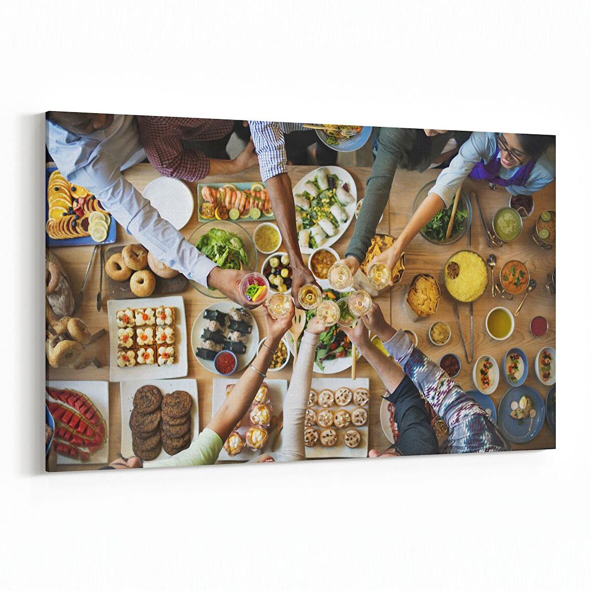 Olla 15180Y Gıda Görseli Yatay Kanvas Tablo (Ölçü: 90X60)