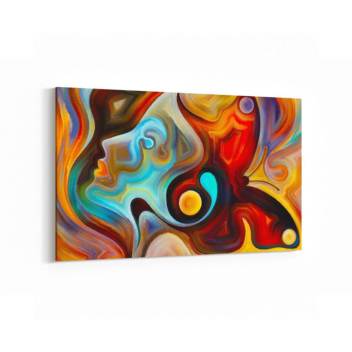 Olla 17769Y Yağlı Boya Görseli Yatay Kanvas Tablo (Ölçü: 90X60)