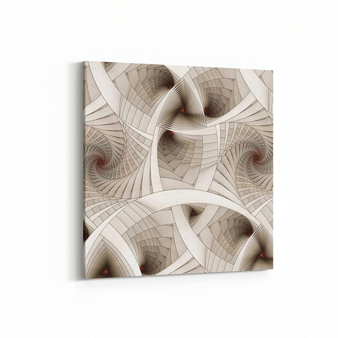 Olla 10312K Abstract Görsel Kare Kanvas Tablo (Ölçü: 25X25)