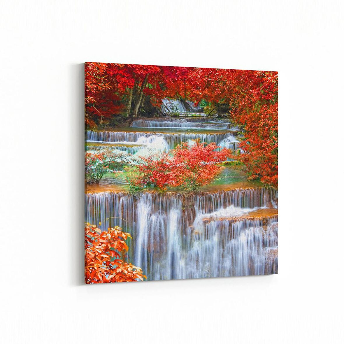 Olla 13724K Doğa / Manzara Görseli Kare Kanvas Tablo (Ölçü: 25X25)