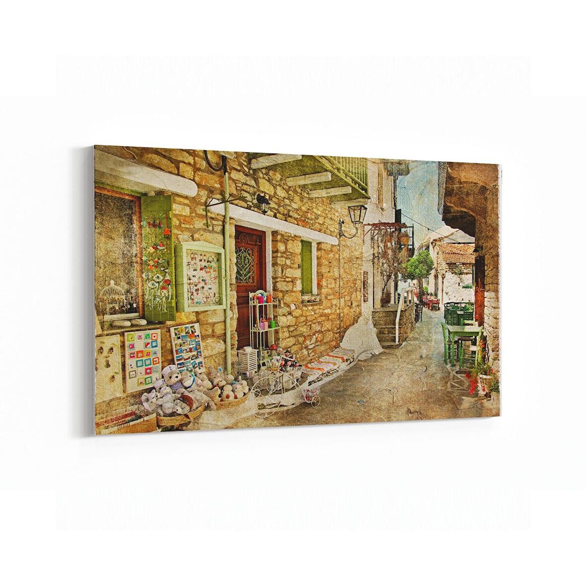 Olla 17863Y Yapı Görseli Yatay Kanvas Tablo (Ölçü: 30X20)
