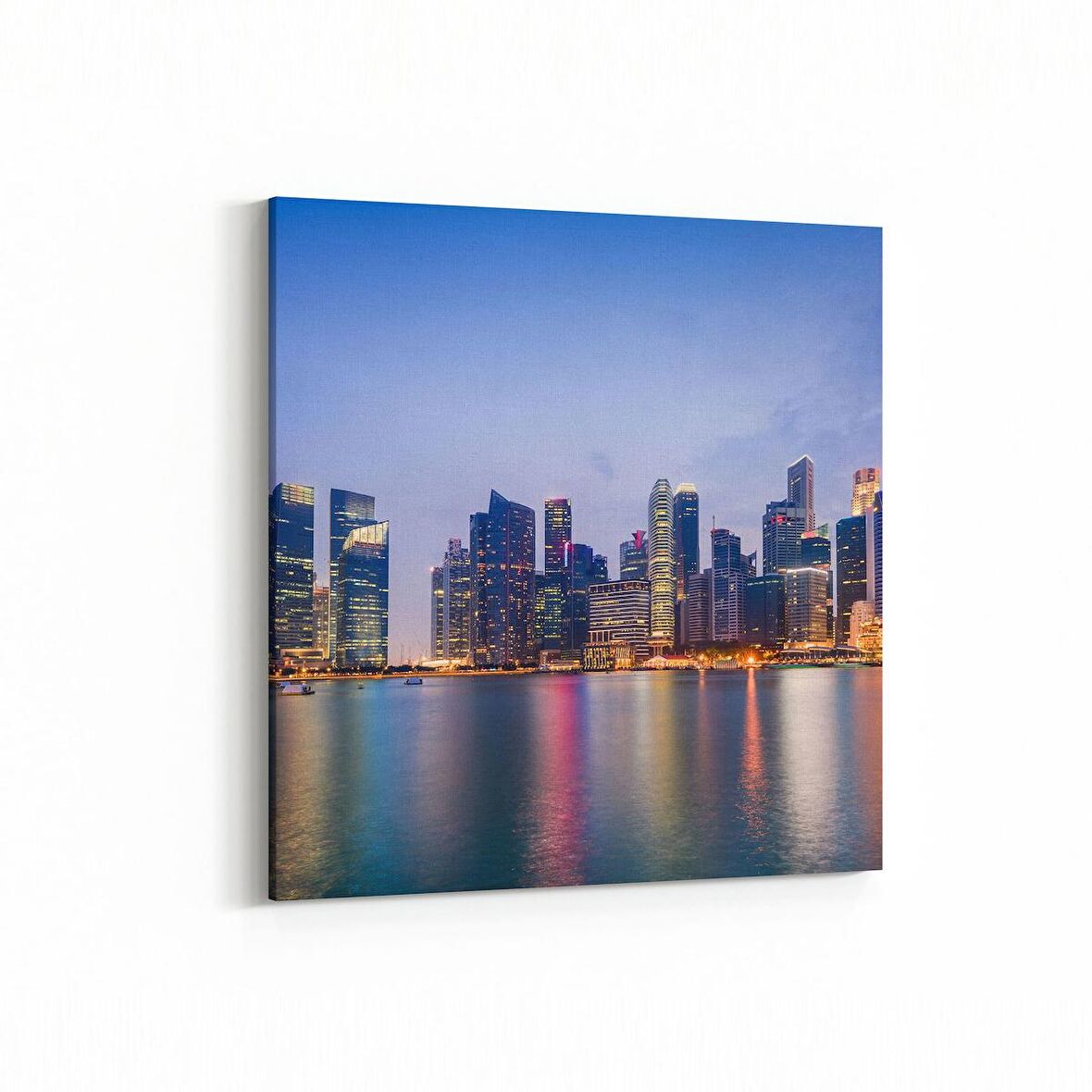 Olla 18476K4 Yapı Görseli Kare 4'lü Kanvas Tablo (Ölçü: 65X65)