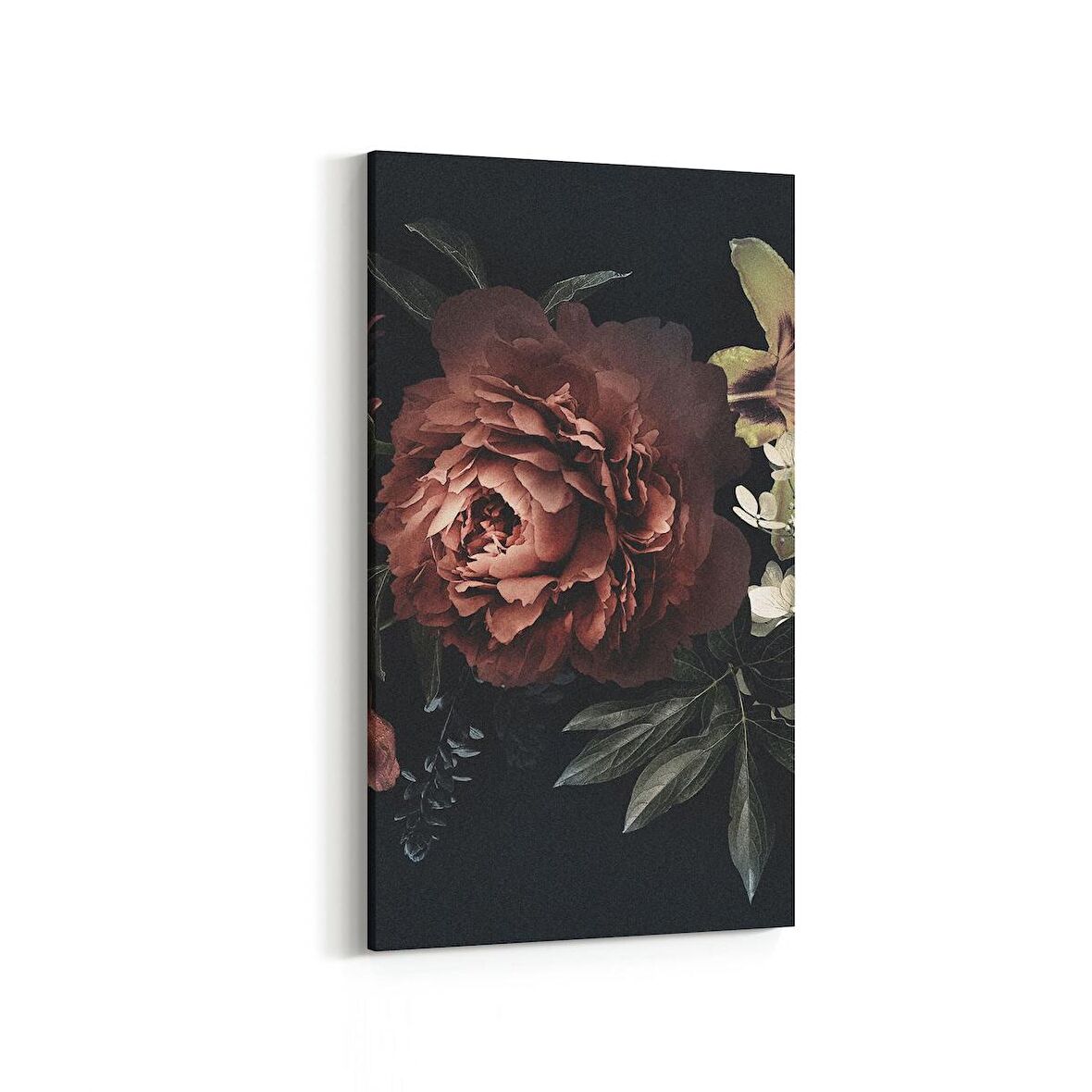 Olla 11762DD Çiçek Görseli Dikey Dar Kanvas Tablo (Ölçü: 40X80)
