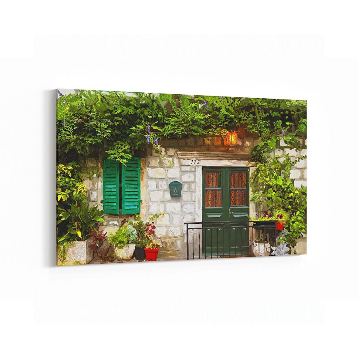 Olla 18381Y Yapı Görseli Yatay Kanvas Tablo (Ölçü: 150X100)