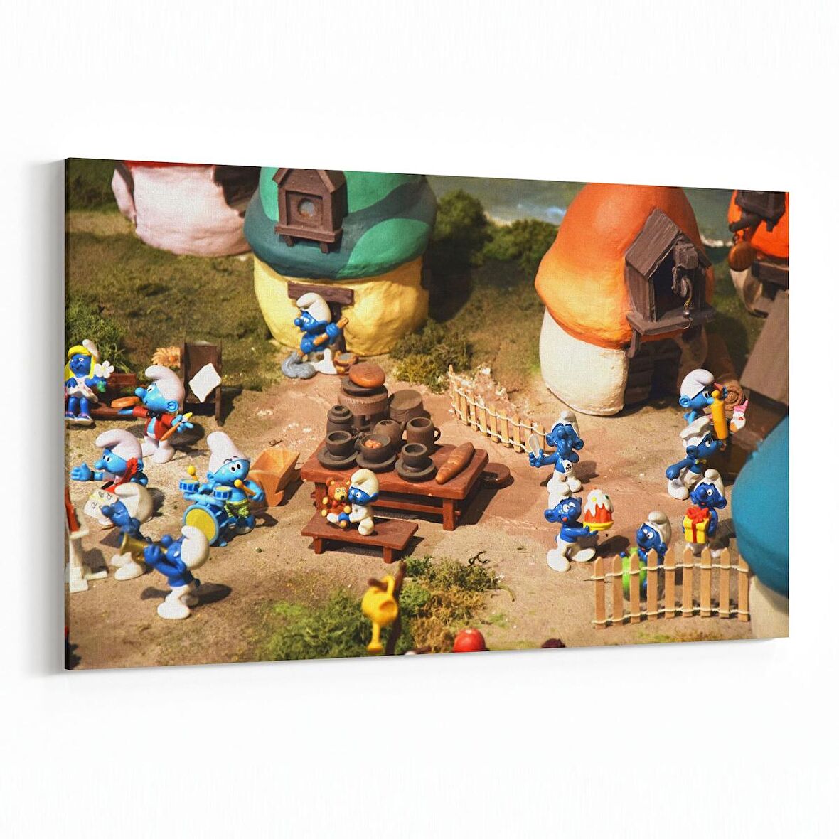 Olla 12703Y Çocuk Odası Görseli Yatay Kanvas Tablo (Ölçü: 120X80)