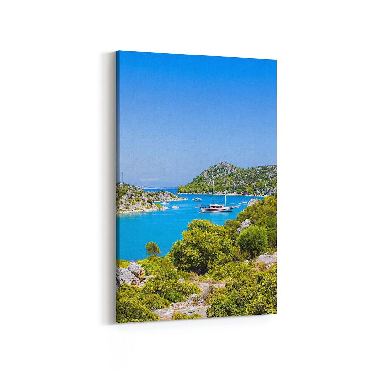 Olla 14455D Doğa / Manzara Görseli Dikey Kanvas Tablo (Ölçü: 100X150)