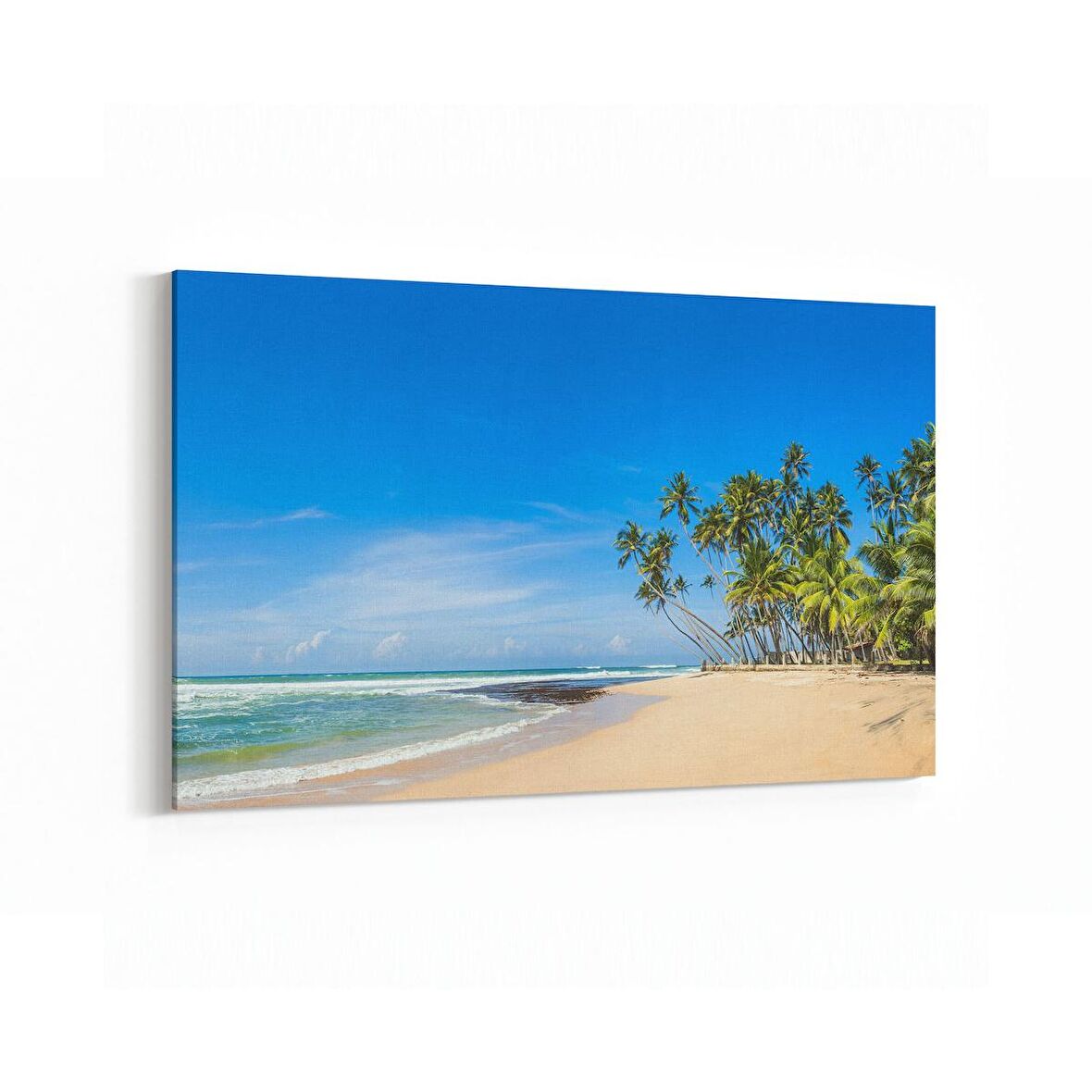 Olla 16536Y Kumsal / Sahil Görseli Yatay Kanvas Tablo (Ölçü: 30X20)