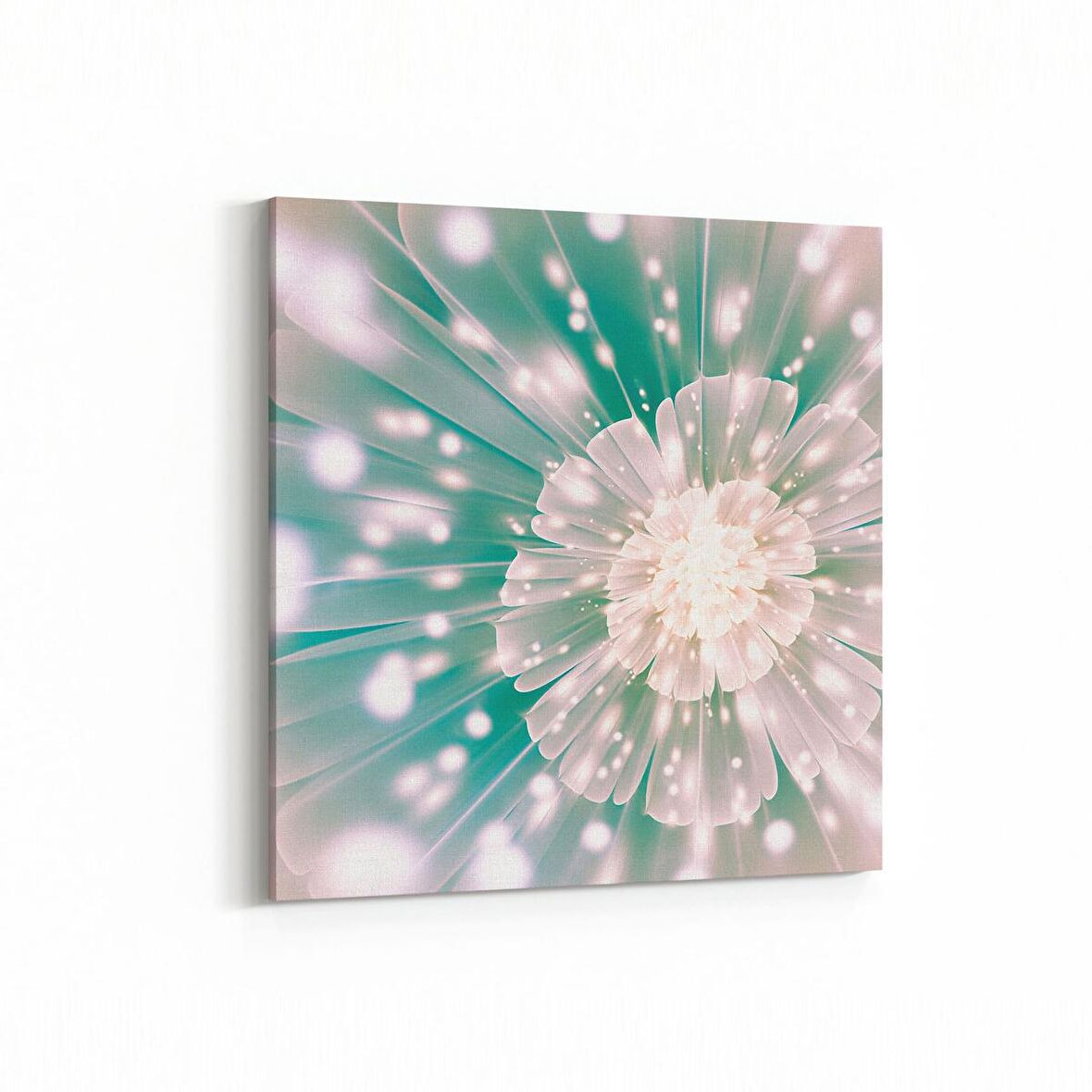 Olla 10359K Abstract Görsel Kare Kanvas Tablo (Ölçü: 25X25)