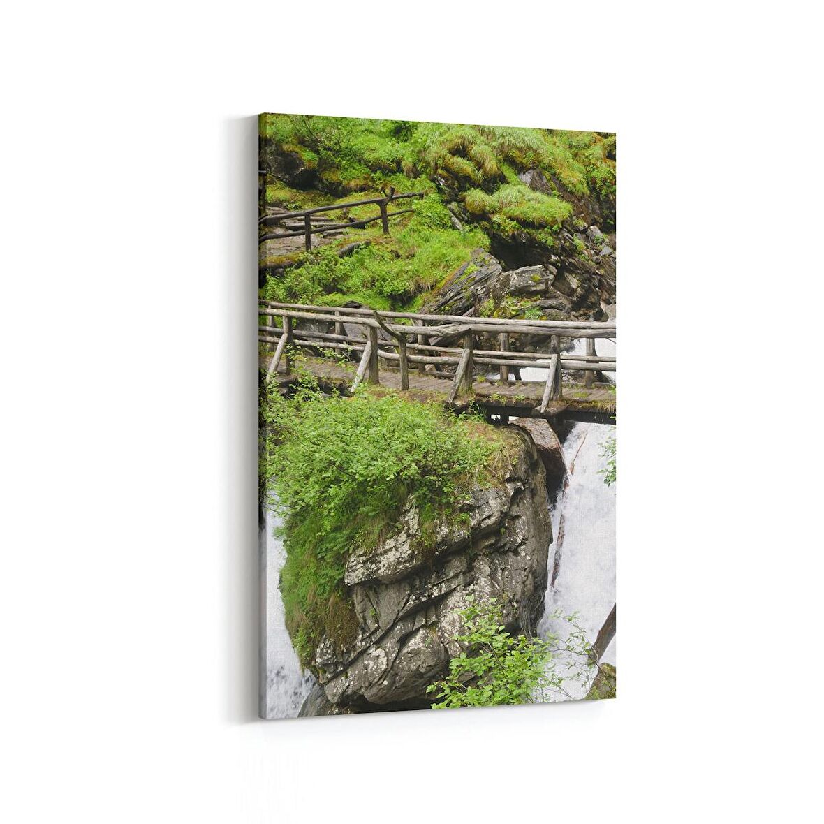 Olla 14623D Doğa / Manzara Görseli Dikey Kanvas Tablo (Ölçü: 100X150)