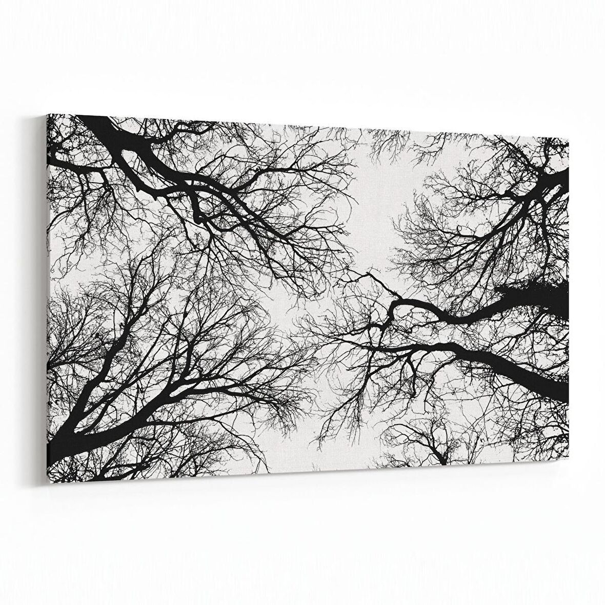 Olla 10555Y Ağaç Görseli Yatay Kanvas Tablo (Ölçü: 45X30)