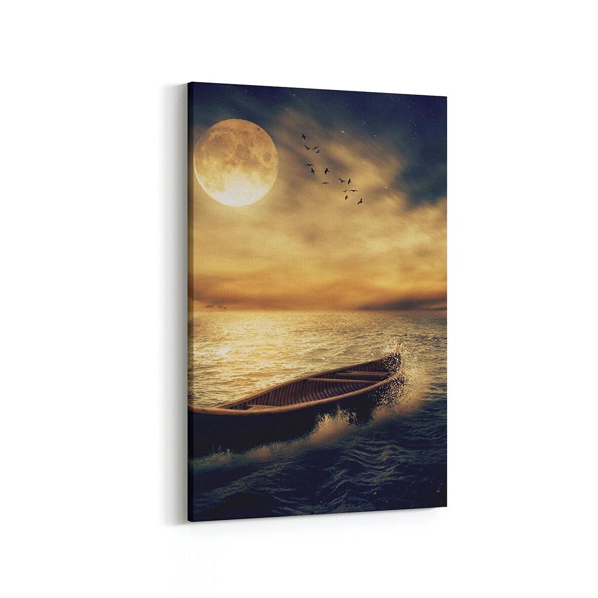 Olla 13776D Doğa / Manzara Görseli Dikey Kanvas Tablo (Ölçü: 100X150)