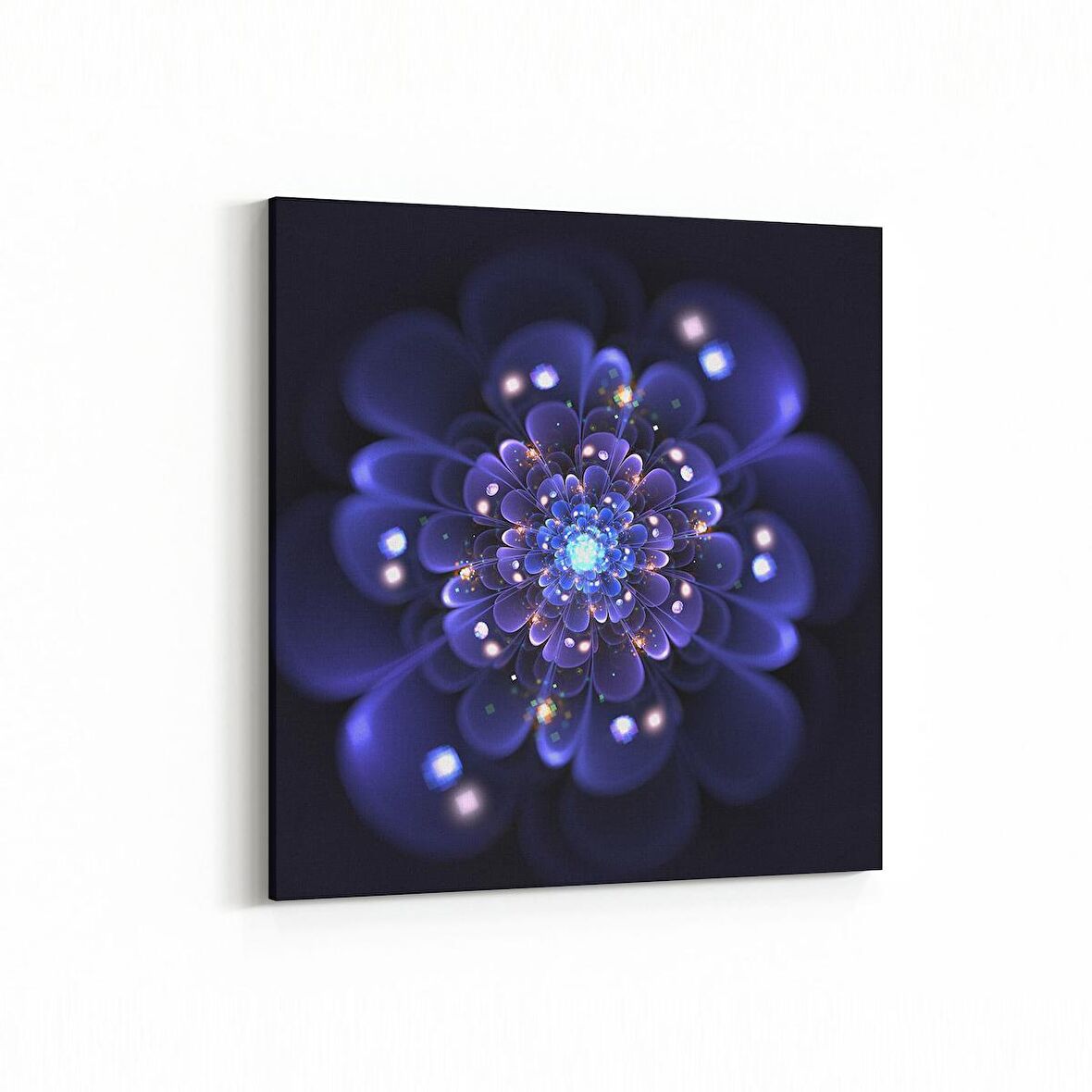 Olla 10368K Abstract Görsel Kare Kanvas Tablo (Ölçü: 100X100)