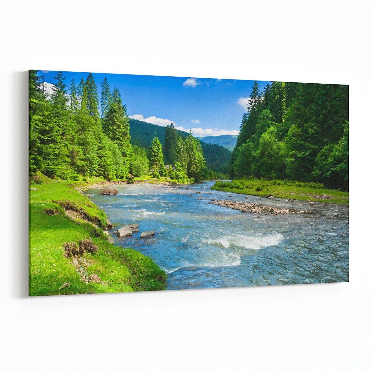 Olla 13425Y Doğa / Manzara Görseli Yatay Kanvas Tablo (Ölçü: 90X60)