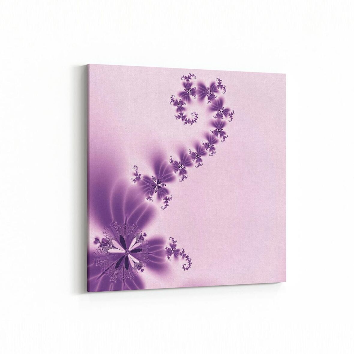 Olla 10376K Abstract Görsel Kare Kanvas Tablo (Ölçü: 25X25)