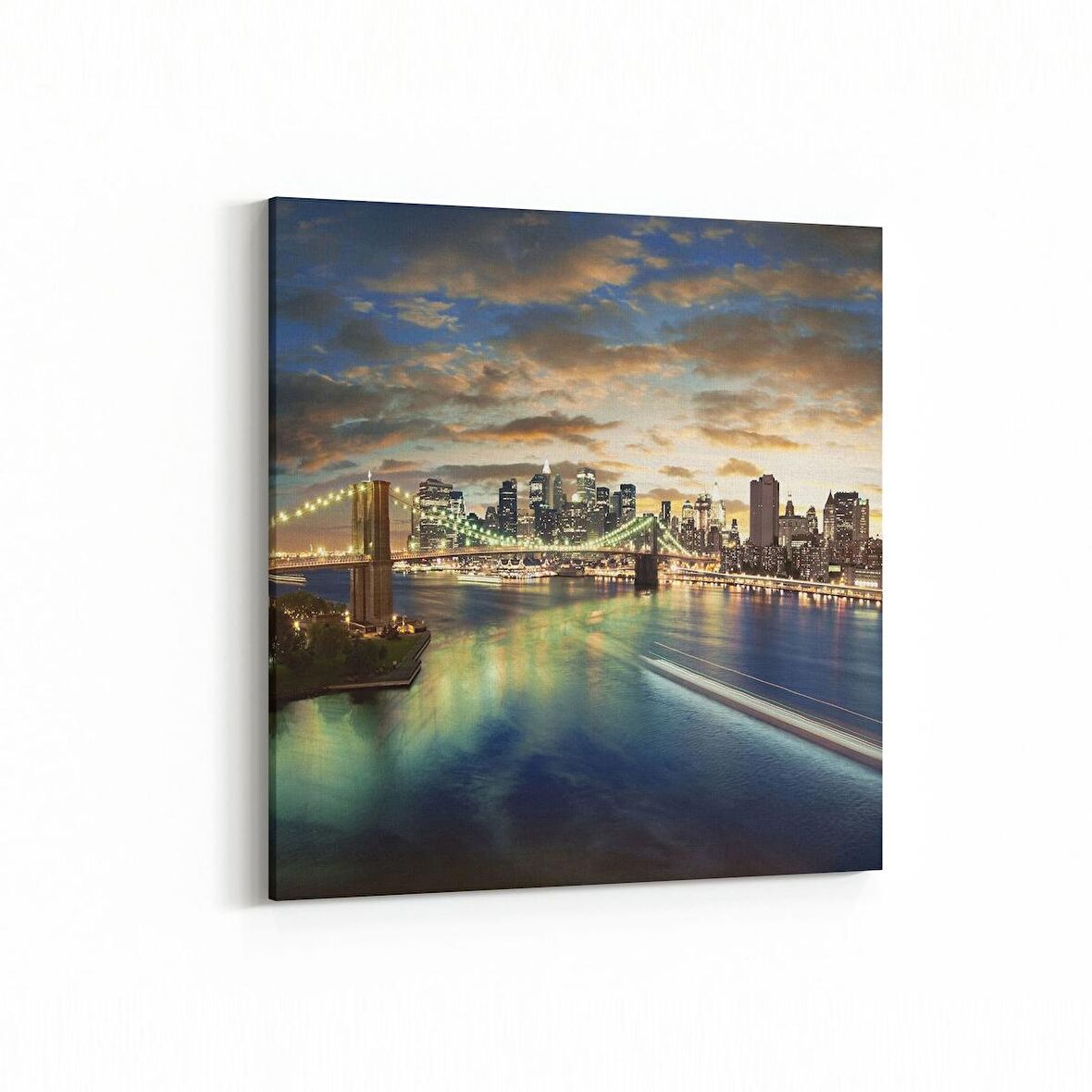 Olla 18893K Yapı Görseli Kare Kanvas Tablo (Ölçü: 30X30)