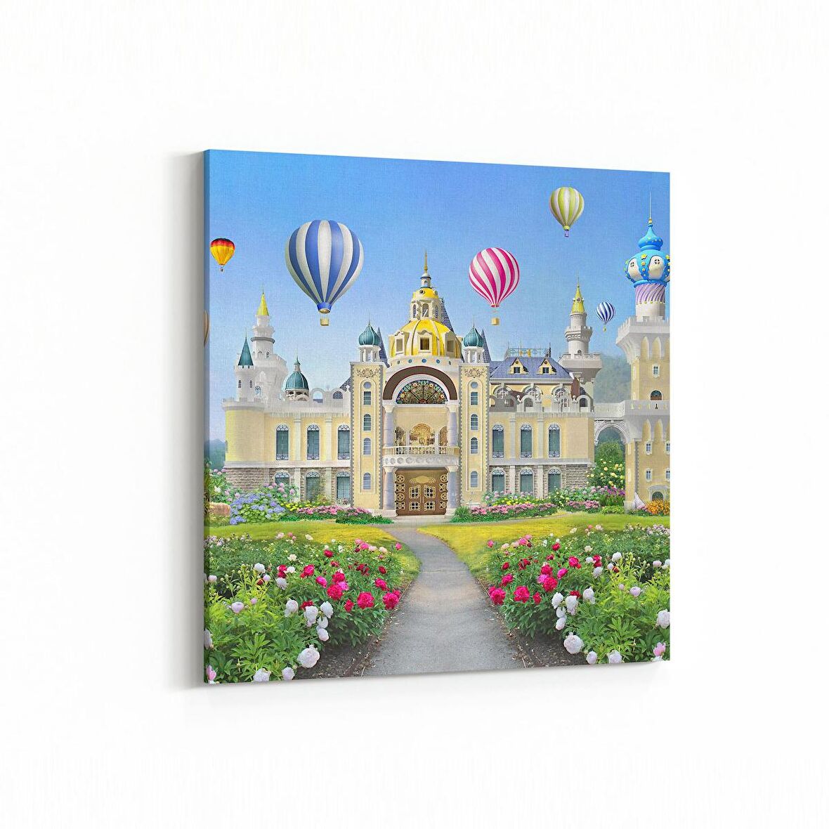 Olla 18232K4 Yapı Görseli Kare 4'lü Kanvas Tablo (Ölçü: 65X65)